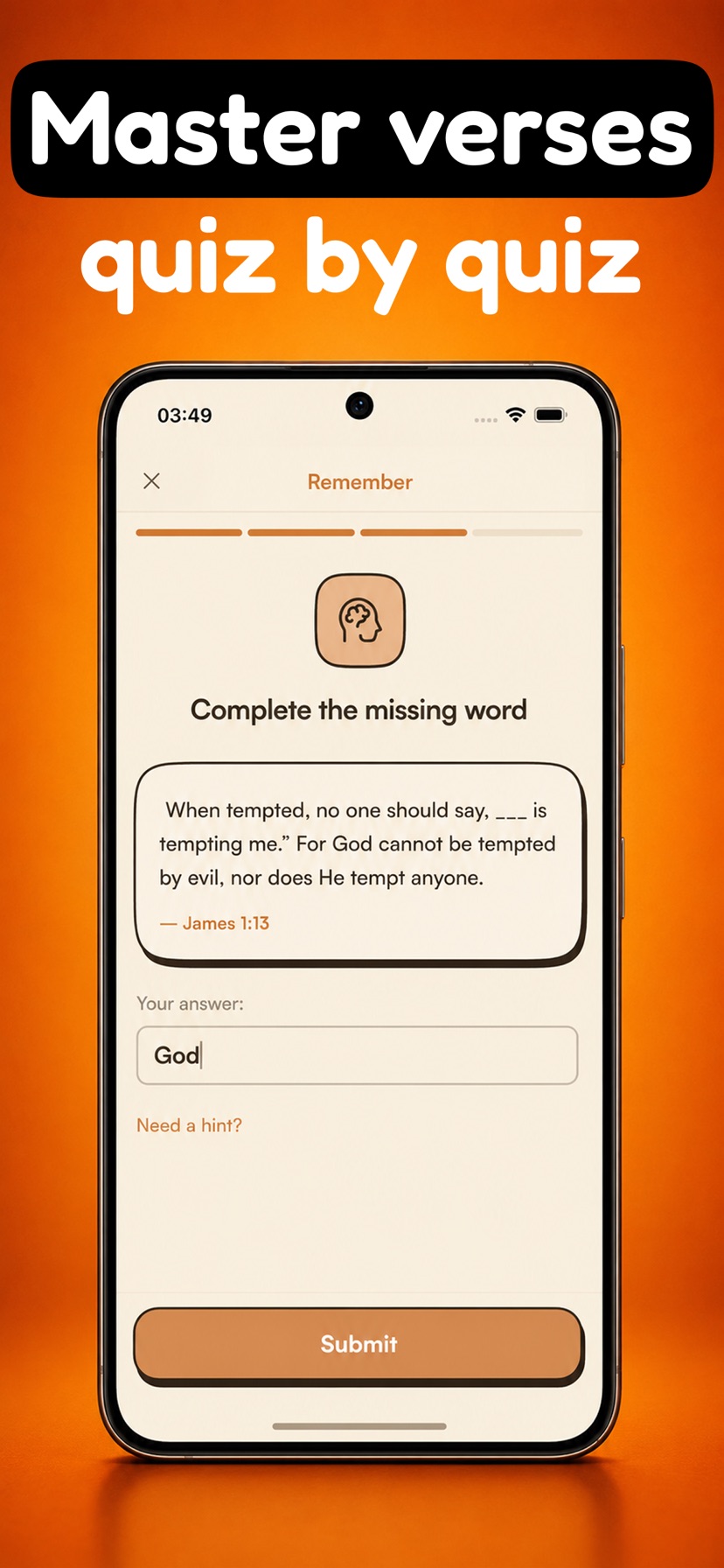 Master verses quiz by quiz